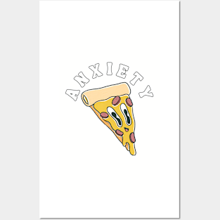 ANXIETY PIZZA | Funny Mental Health, Depression, Anxiety Posters and Art